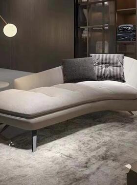 意式轻NEL奢贵椅新款沙小户型客厅卧室美人发榻酒店妃弧形布艺妃