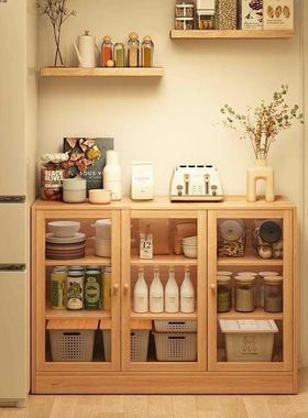 FTZ新款柜木茶水柜置物家用靠墙边柜客储物柜纳收架矮柜酒柜实餐