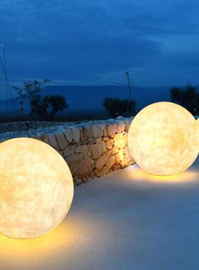 户圆外灯花园庭院别墅露台月亮球氛围地室外现球太阳ENQ草能草坪