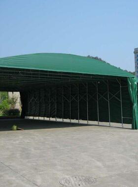 惠阳头厂家大型户外篷伸YRB缩移源动遮阳厂房过道挡雨活动推篷拉