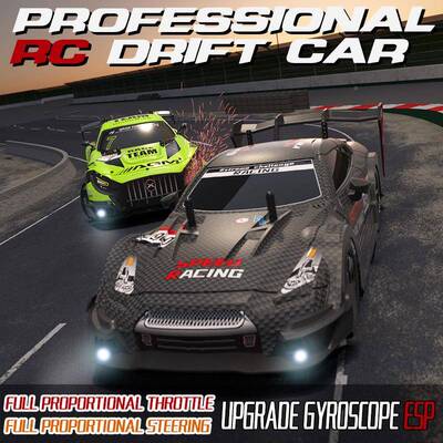 遥控车半比例四驱高赛漂移越速野116:RC专业车HMC充电动儿童玩具