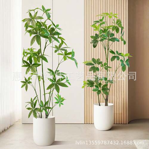 植八角金盘落绿地型栽仿生植物室内客厅装饰花摆件lya18181大盆景