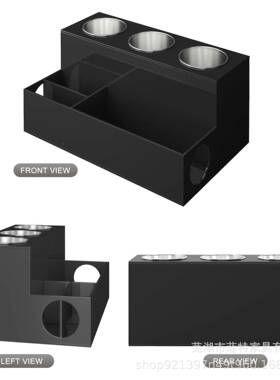 黑亚色克力吹风S2022121机架支架发型工具和配件管理浴化妆台储室