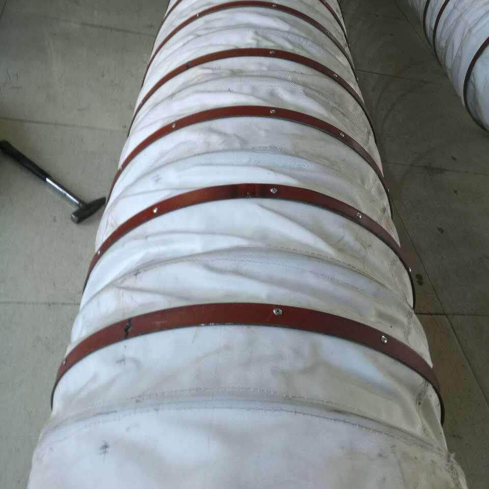 除尘帆伸缩管，帆布输送柔性管道8，帆布OCT伸布缩连接134833软91