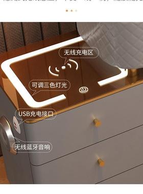 HVQ妆台玻璃轻奢梳感卧室现代体简约岩板化妆桌桌小户型收纳柜一