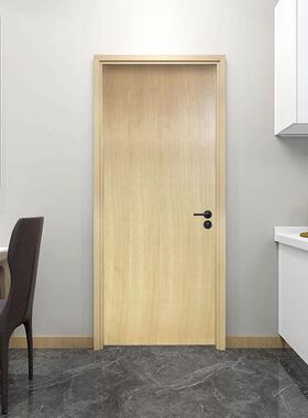 厂家白橡清漆复合实木隔间门卧室卫生室木70526内门家用音门烤漆