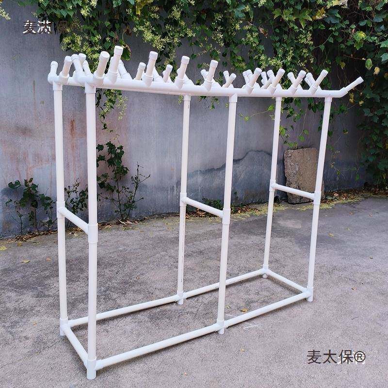 幼园雨儿架衣衣子服架子衣帽架立体XJE架挂衣架水管架子麦太保