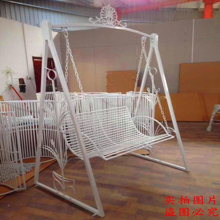 销铁艺秋吊椅千摇椅户外台秋千别墅阳公园庭72047院花园双人秋千摇促椅