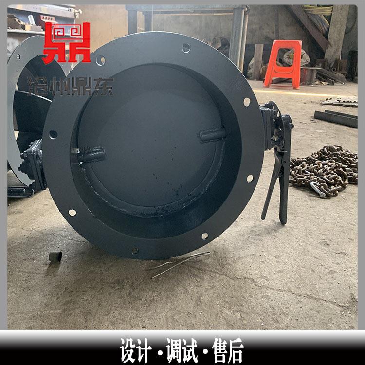 DN25不锈钢材质通风蝶阀烟气管道风门截止电动执行器通风阀现