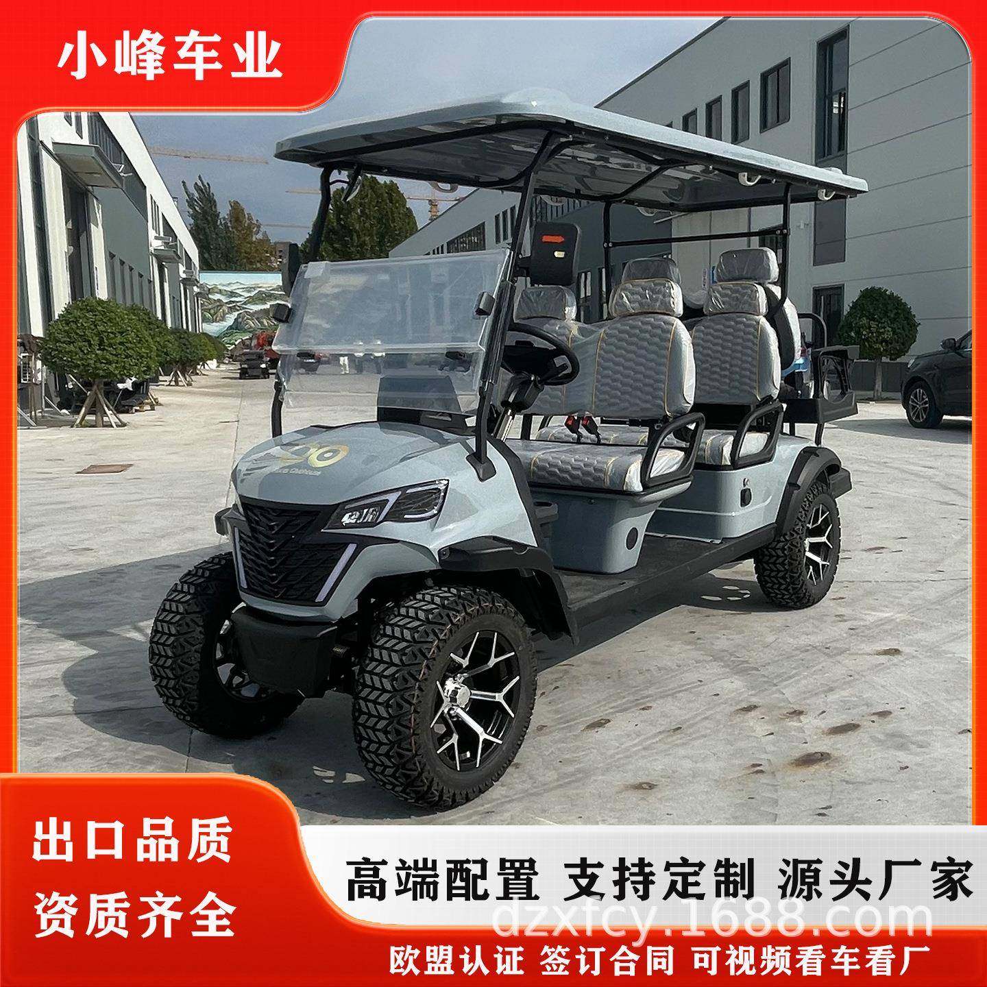 电动高尔夫球车6人座出口资质球场景区沙滩多使用场景高尔夫球车