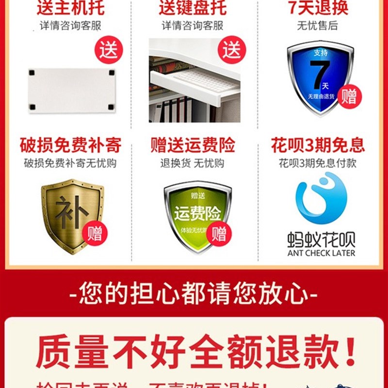 实木转角电脑桌书架书柜一体家用学生书桌卧室儿童学习写字桌