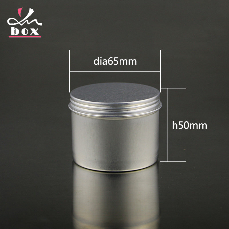 8个通用65*50密封螺纹金属铝罐小号精致茶叶罐 便携茶叶散茶罐子
