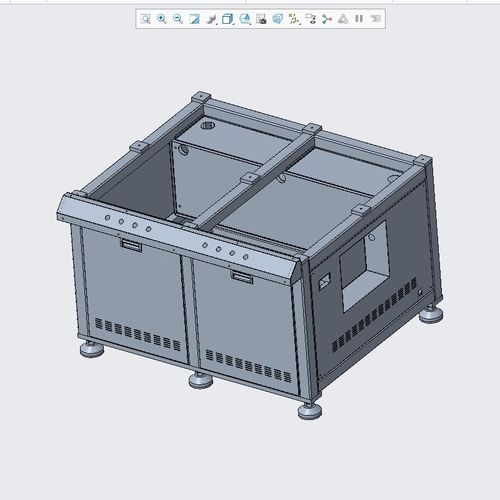 星空机柜厂家定做方通机架钣金非标电力机箱机柜仪器仪表外壳