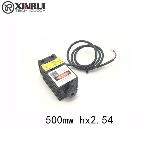 500mw激光模组405nm蓝紫光激光雕刻机配件12v HX2.54 2p接口