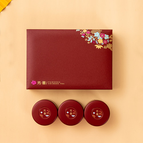 茶叶礼盒密封茶叶空盒空罐3圆罐半斤装白茶绿茶红茶包装订制圆罐