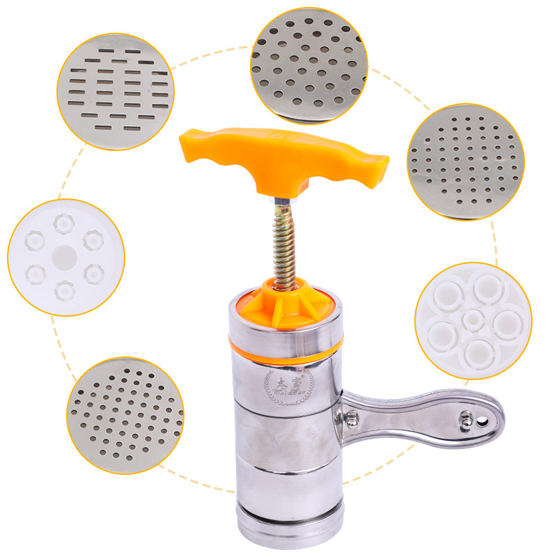 饸络机手摇压面机小型家用河捞床手动压莜面窝窝机器手拧饸饹面机