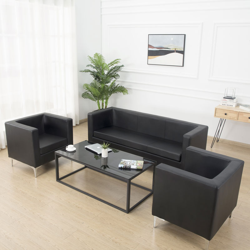 简约办公会客沙发茶几商务洽谈s店休息区酒店名宿客房售楼部