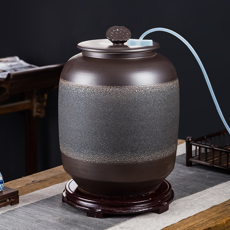 饮水机水桶陶瓷家用工夫茶自动抽水器带龙头下置装水空桶纯净水桶