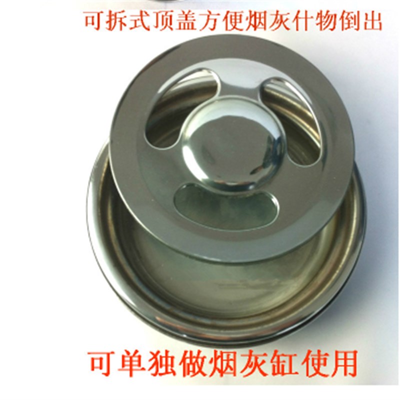 不锈钢垃圾桶圆筒果皮桶烟灰缸大堂大厅机场商场医院宾馆酒店