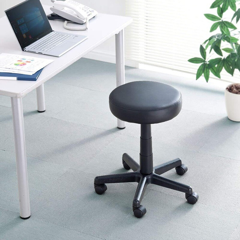 家用电脑椅子升降电脑椅皮座凳办公学习小巧坐凳无扶手书桌凳搁脚