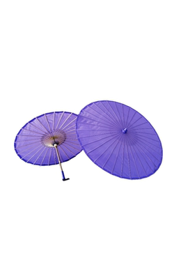 春早工艺COS舞蹈道具吊顶乐装饰伞ver神神威伞深紫色绸布银魂拍照