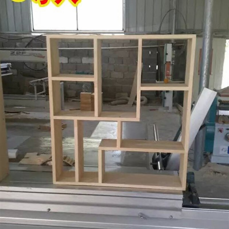 定做搁板壁挂置物架木格子茶壶展示架小饰品创意多宝阁实木格子柜