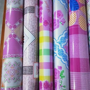 东北大炕地板革塑料加厚环保防滑防水防油桌布免洗塑料印花台布