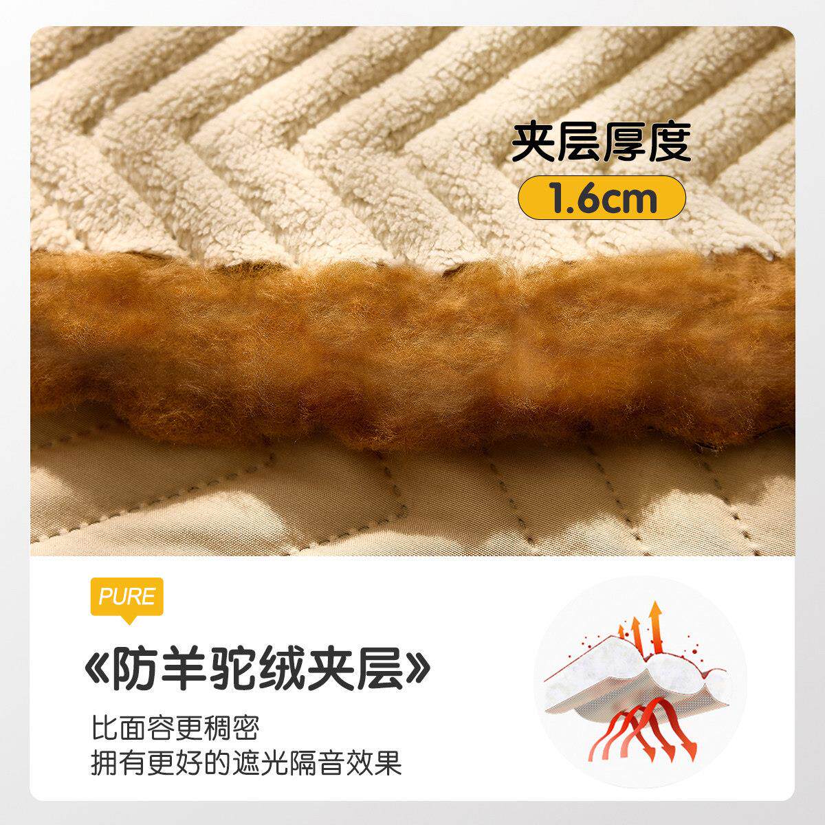 强隔帘音窗临街马路卧2室专业吸超音降噪静音帘全GM-2025-遮光遮
