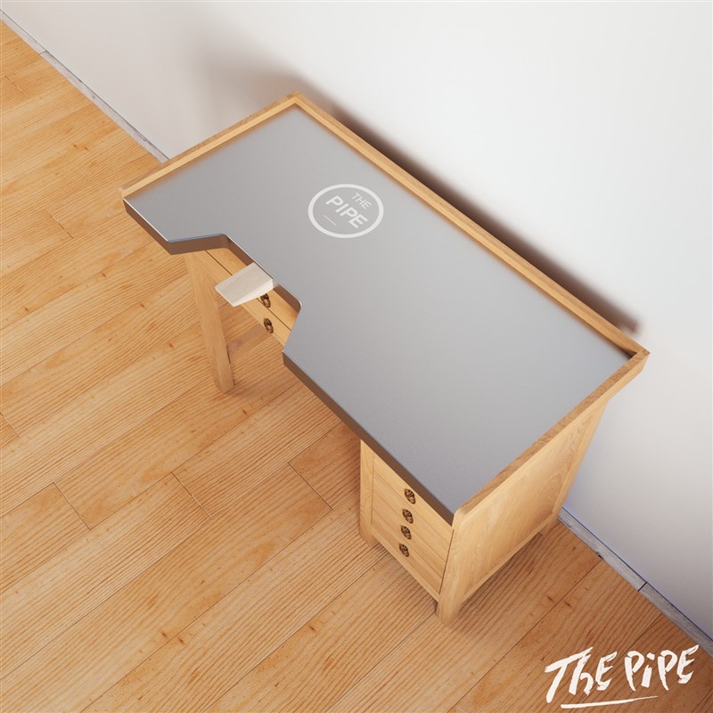 全实木工作台 手工台 工作室金工桌 蜡雕台玉雕桌首饰加工桌