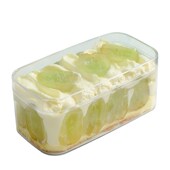 网红千层慕斯豆乳水果西点蛋糕包装 盒甜品透明塑料一次性打包盒子