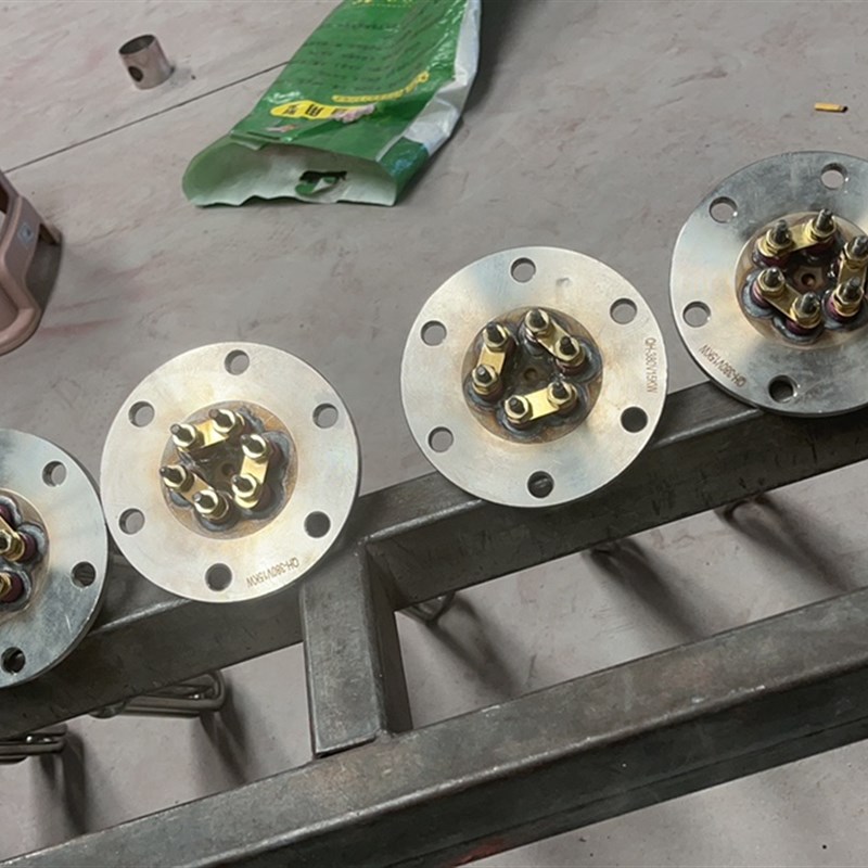 大功率380V不锈钢115MM法兰反应釜导热油锅炉/水箱/夹层锅电热管