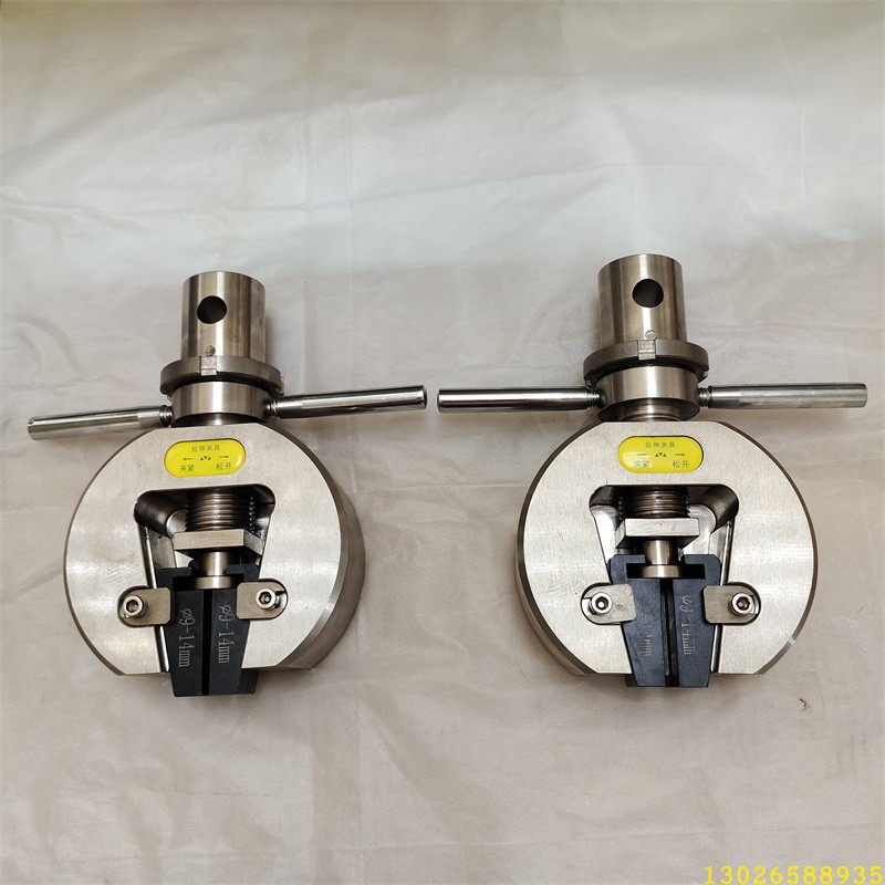 5吨10吨20吨30吨楔形夹具体钳口电子万能试验机订做拉力试样夹块