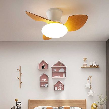 全光谱智能吸顶风扇灯卧室餐厅吊扇灯儿童房护眼办公LED电风扇灯