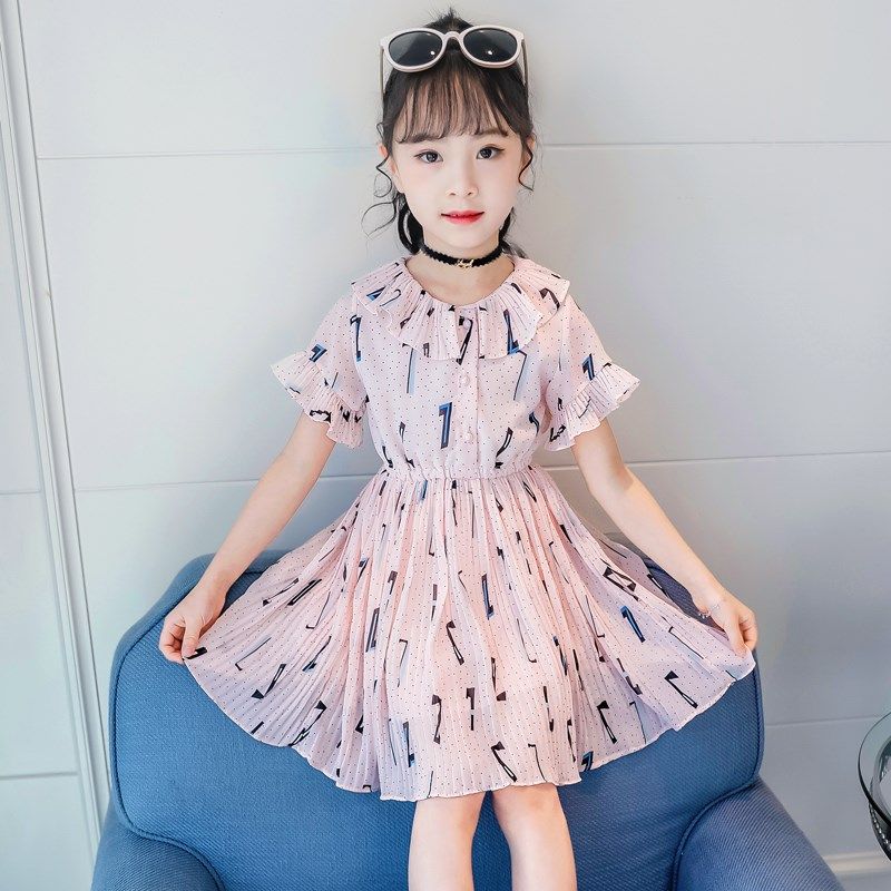 女童夏装连衣裙长裙2023新款儿童夏季雪纺童装裙子女孩网红洋气潮,童装/婴儿装/亲子装,连衣裙,淘宝优惠券,粉丝福利购,淘宝优惠卷