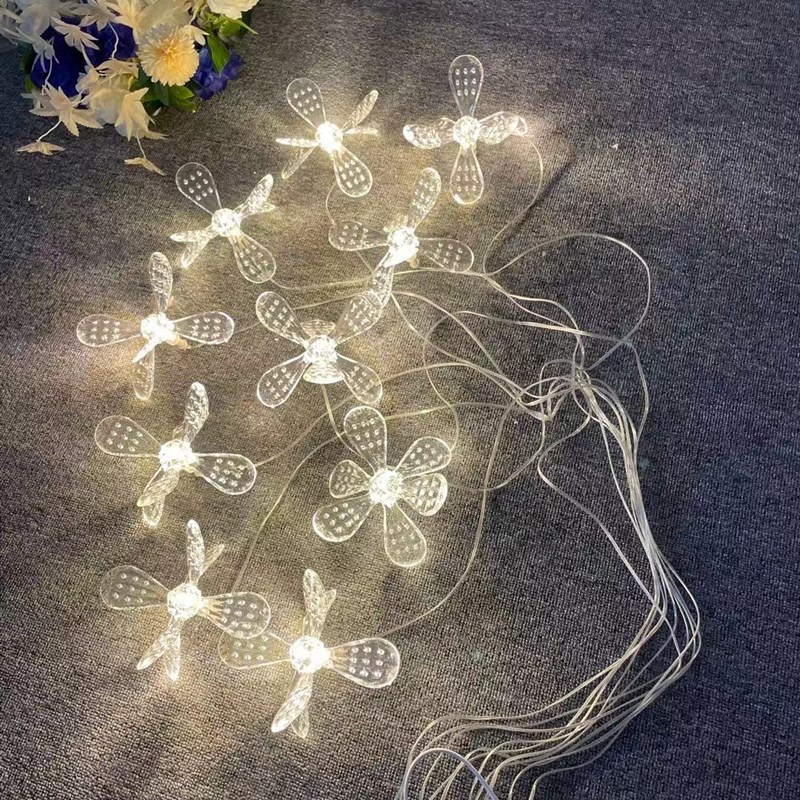 新款婚庆道具水晶亚克力六叶草吊灯婚礼现场吊顶装饰布置发光吊灯