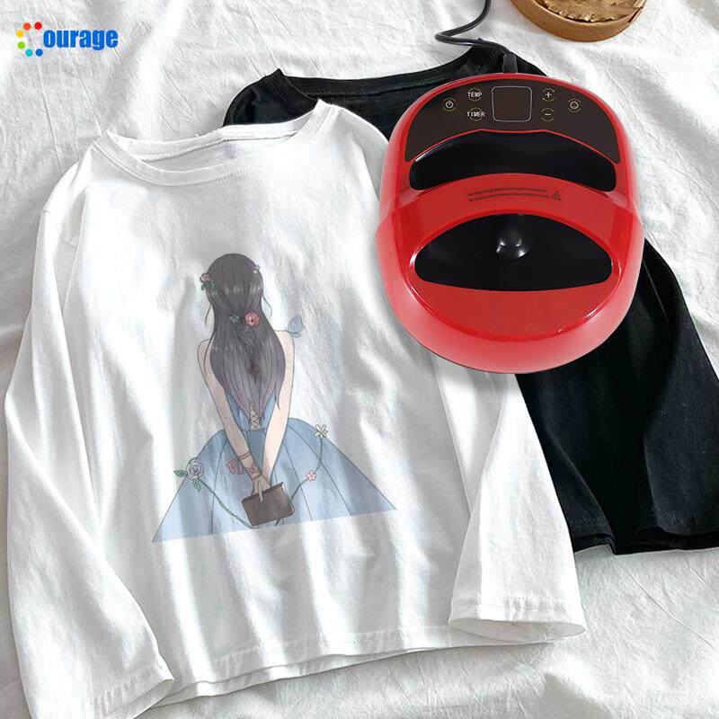 便携式迷你烫画机小型热转印手持烫画转印机自动加压熨斗式烫画机