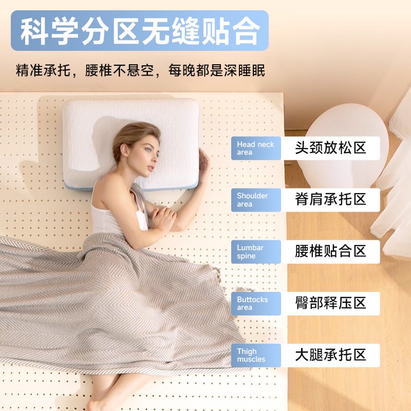 天然乳胶床垫橡胶软垫家用儿童学生宿舍记忆棉高密度海棉垫子