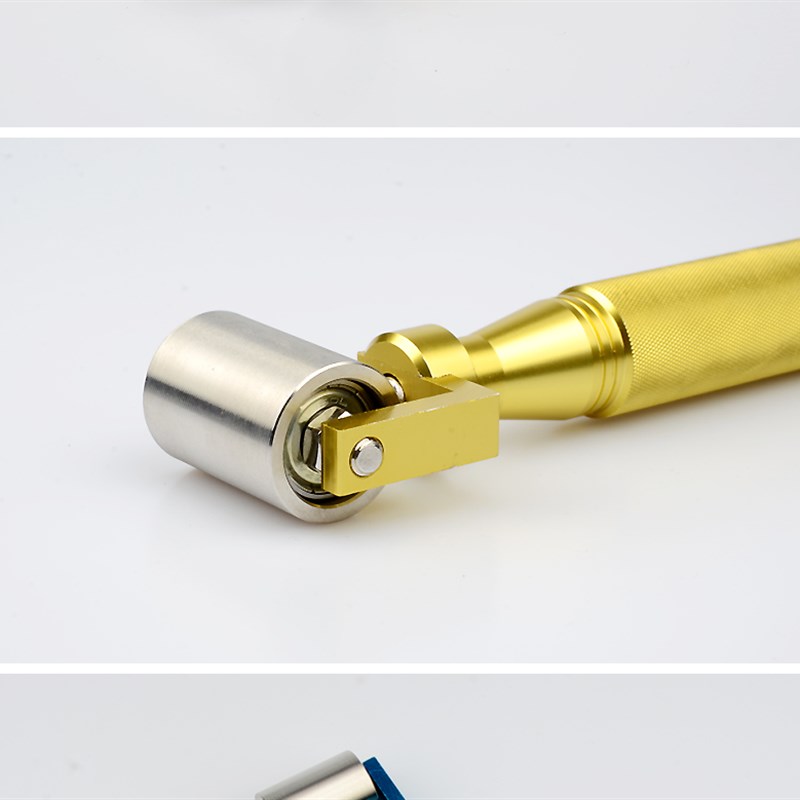 贴墙纸壁布汽车施工工具铝合金不锈钢平压轮接缝压轮压辊滚轮金属