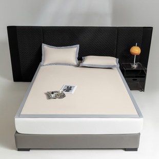 25年高奢夏季 中分子凉感席1.8米双人床凉席三件套1.5米床科技凉席