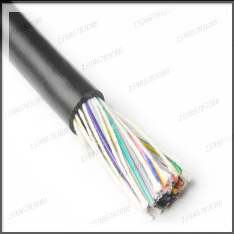 TRVV2C34芯0.3平方高柔耐弯曲电线多芯护套伺服电机拖链控制电缆