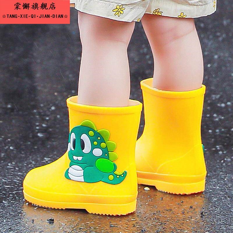 儿童雨鞋女童小男孩宝宝幼儿园防滑防水雨靴轻便卡通雨鞋儿童男孩