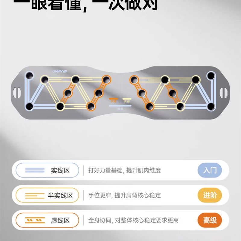 俯卧撑训练板家用支架锻炼胸肌室内外健身器材俄挺俯卧撑板