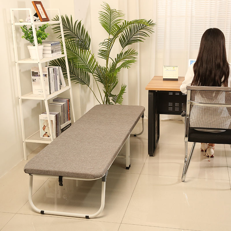 2021升级加固折叠床单人二折午休床硬板办公室午睡陪护家用小床