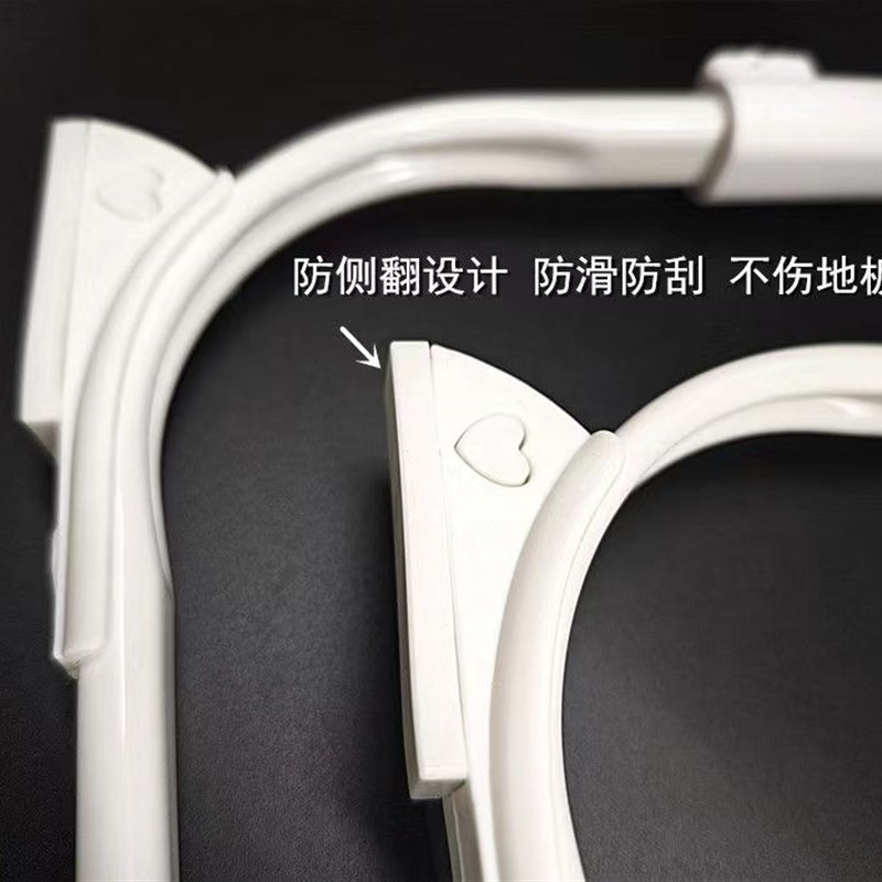 新款伸缩折叠桌脚配件懒人桌子腿配件可升降调节防侧翻U型腿