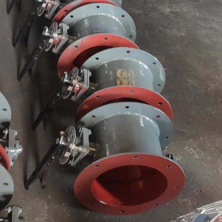 手柄式通风蝶阀 手柄开关蝶阀 DN300手柄式通风蝶阀