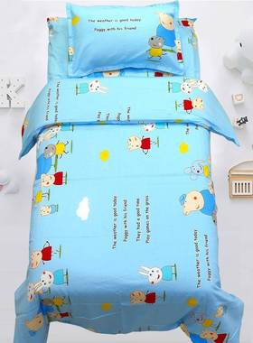 厂家直销上OUC儿童被子幼儿园床上用品棉儿床用品三纯件婴套棉被