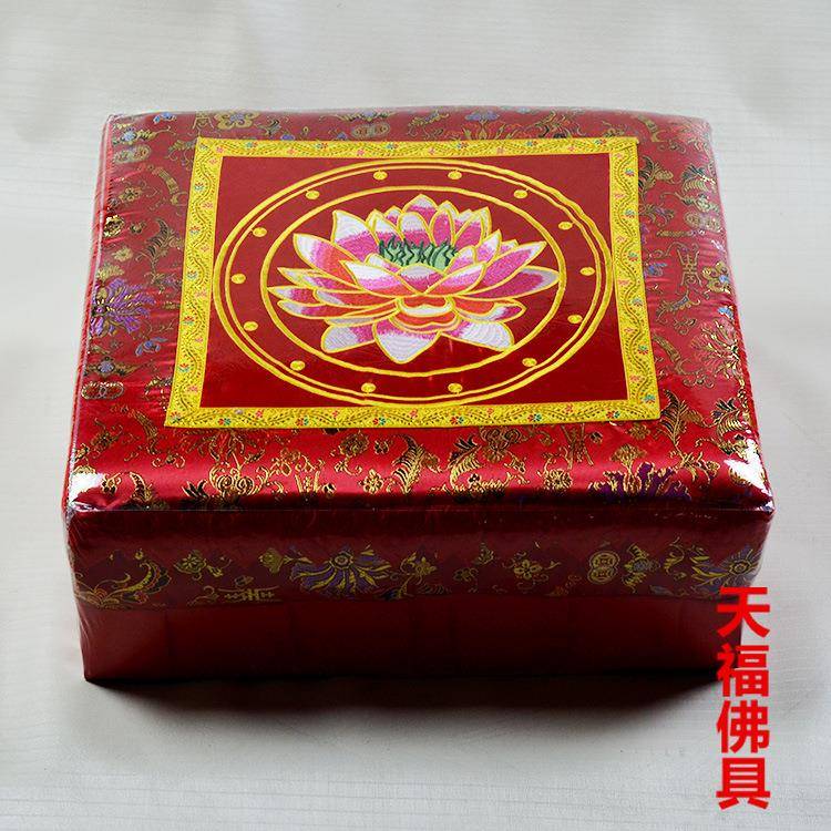 拜拜凳莲花磕佛头拜凳坐垫椅跪拜实木SHP工厂垫打直销