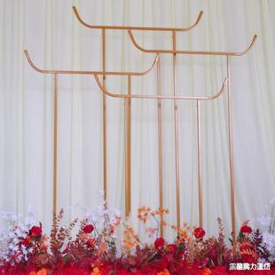 中式庆道具新婚款背景屏风中风国风舞台装饰屏摆中式铁件艺AL7779