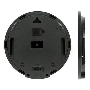 骷钟髅与鲜花图简约客音DZA 0108厅挂能钟电子多功家用时带温度湿