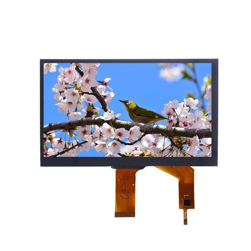 ZYU7寸高清示显摸屏总成tftctp个电器触护屏lcd安防设备液晶显示